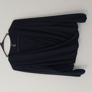 Black, Forever 21 long sleeve blouse